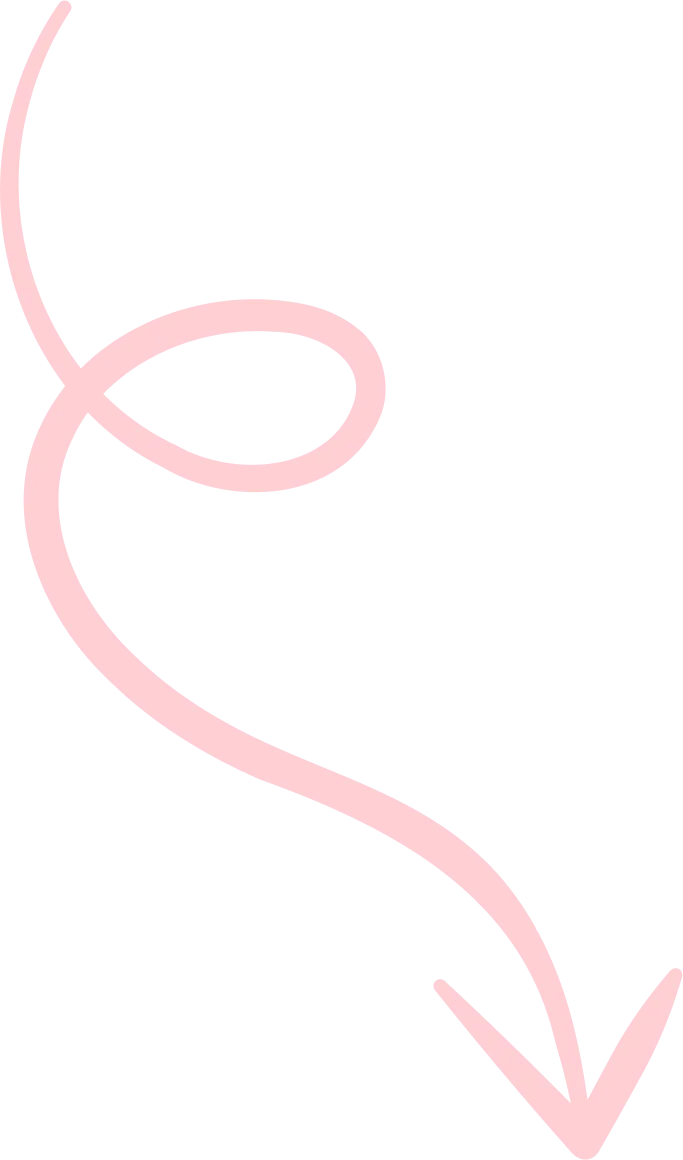 Connecting decorative arrow